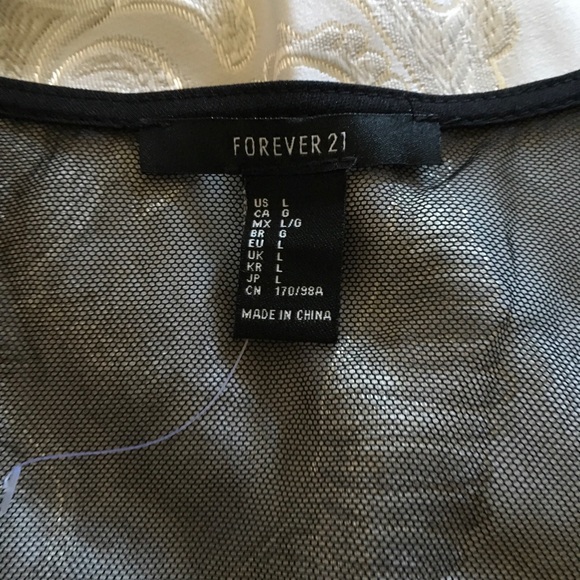 Forever 21 floral embroidered mesh kimono - Picture 6 of 7